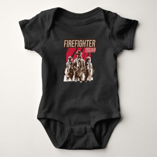Proud Firefighter Squad T Shirt