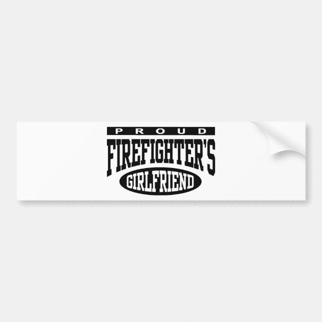 Proud Firefighters Girlkompis Bildekal (Framsidan)