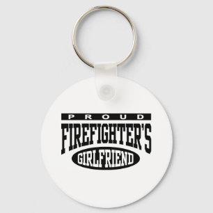 Proud Firefighters Girlkompis Nyckelring