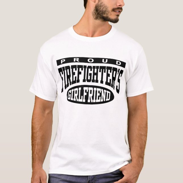 Proud Firefighters Girlkompis T Shirt (Framsida)
