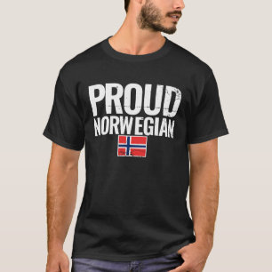 Proud Flagga Norge T Shirt