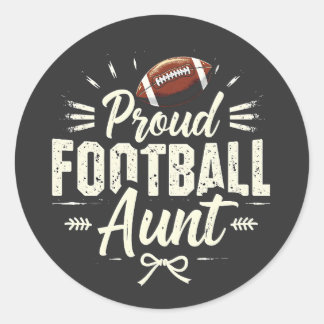 Proud Football Matching moster Fantasy Runt Klistermärke