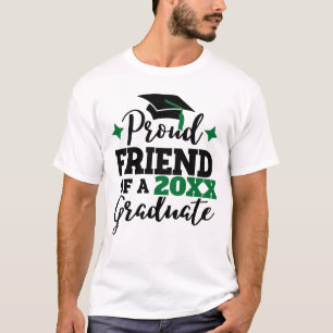 Proud Friend of a 2022 student black grönt tassel T Shirt