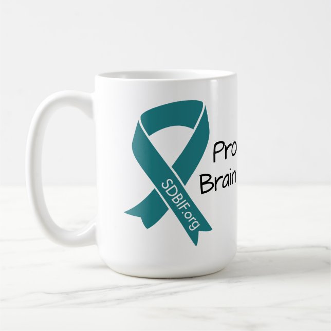 Proud Friend of Brain Injury Recovery Coffee Mugg (Vänster)