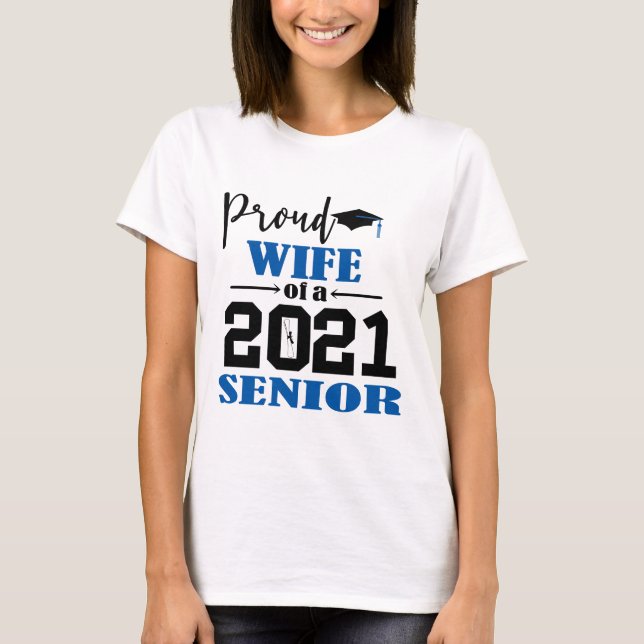 Proud frun av 2021 års chefer t shirt (Framsida)