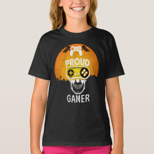 PROUD GAMER - HALLOWEEN GAMING NERD T SHIRT