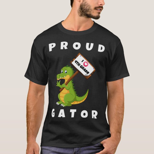 Proud Gator T Shirt (Framsida)