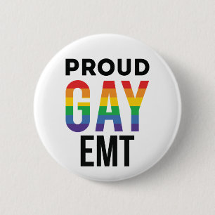 Proud Gay EMT Akut Medical Technician Knapp