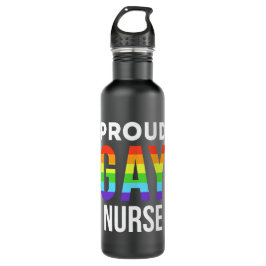 Proud Gay Nurse Pride Month LGBTQ Rainbow