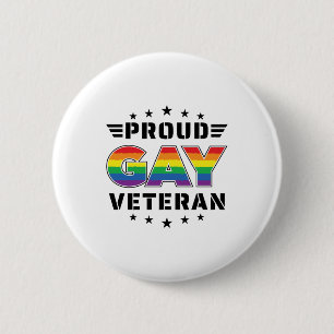 Proud Gay Veteran-Pridets veterandag Knapp