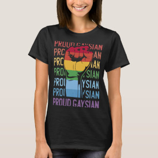 Proud Gaysian Gay pride Asian Heritage T Shirt