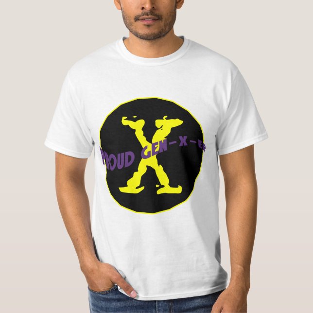 Proud Gen-X-er T-Shirt (Framsida)