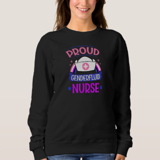 Proud Genderfluid Nurse Registered Nonbinary Kärle T Shirt