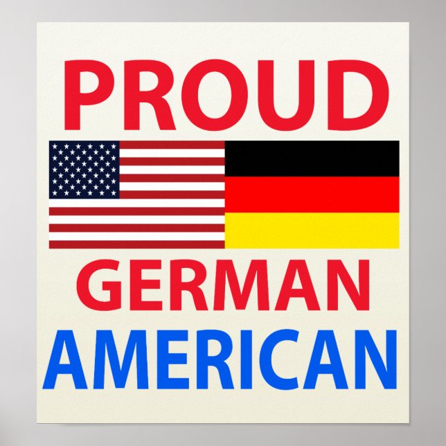 Proud German American Poster (Framsidan)