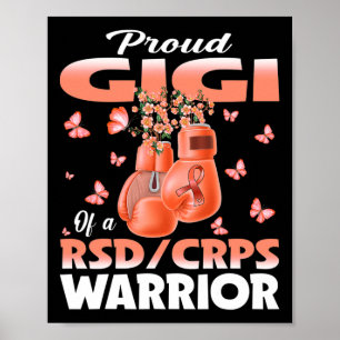 Proud gigi av en rsd CRS Warrior Awareness Boxing Poster