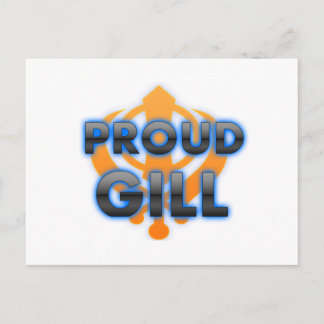 Proud Gill, pridet Gill Vykort