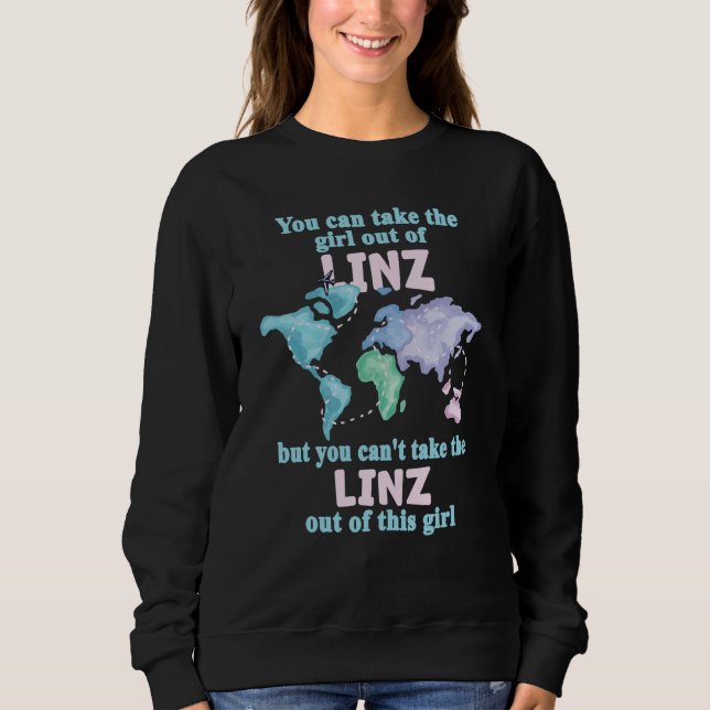 Proud Girl From Linz Relocation From Linz T Shirt (Framsida)