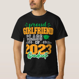 Proud GIRLFRIEND av klass 2023 MODERN SCRIPT T Shirt