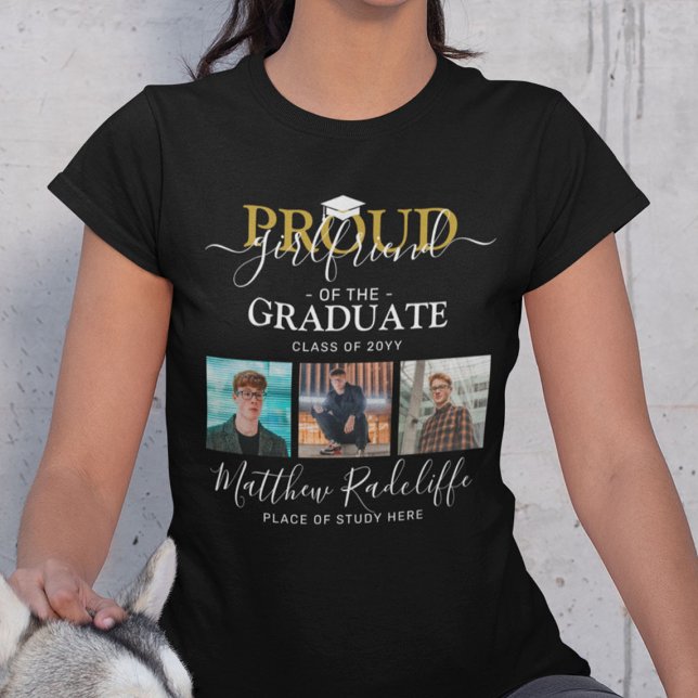 Proud Girlkompis till Student Photo Collage T Shirt (Skapare uppladdad)