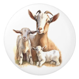 Proud Goat Mamma och Kids Knopp