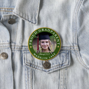 Proud GRADParent Photo 2023 Studenten-knapp Knapp