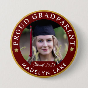 Proud GRADParent Photo 2023 Studenten-knapp Knapp