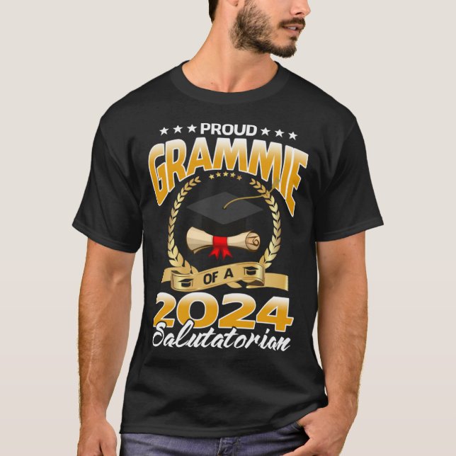 Proud Grammie Of A 2024 Salutatorian T Shirt (Framsida)