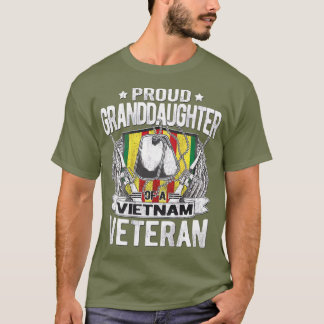 Proud GrandDotter of Vietnam Veteran Military T Shirt