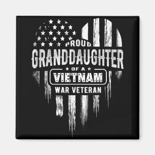 Proud Granddotter Vietnam Krig Veteran Grandpa Gr Magnet