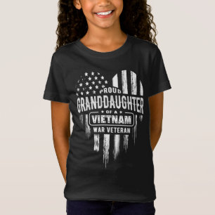 Proud Granddotter Vietnam Vet Grandpa Veteran T Shirt