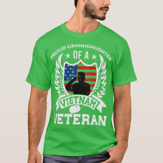 Proud Granddotter Vietnam Veteran T Shirt