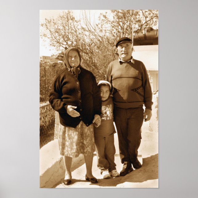 Proud Grandföräldrar Poster (Framsidan)