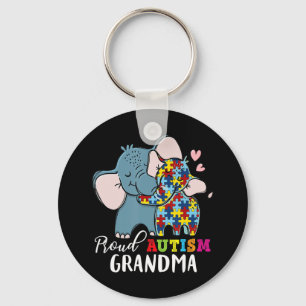 Proud Grandma Autism Awareness Family Matching Shi Nyckelring