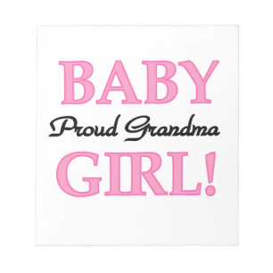 Proud Grandma Flicka Gifts Anteckningsblock