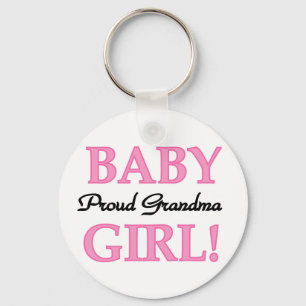 Proud Grandma Flicka Tshirts och Gifts Nyckelring