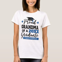 Proud Grandma från 2022 student svartblå tassel