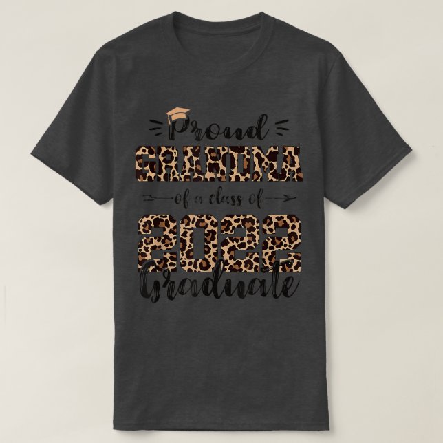 Proud Grandma från klass 2022 School Student S T Shirt (Design framsida)