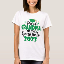 Proud GRANDMA i klass 2023 Student Roligt T Shirt