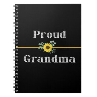 PROUD GRANDMA Journal Anteckningsbok