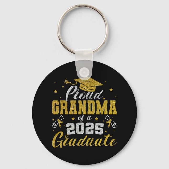 Proud Grandma, KL 2025, Student Senior Grad Nyckelring (Framsida)