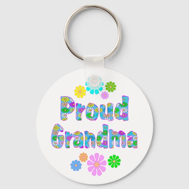 Proud Grandma Nyckelring (Framsida)