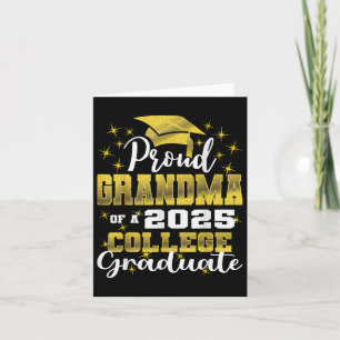 Proud Grandma of 2025 College Student Family 24 g Kort