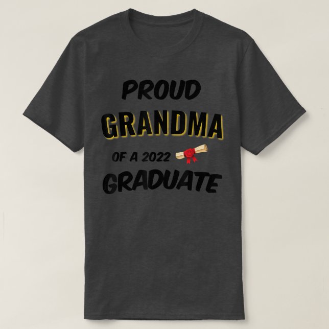 Proud Grandma of a 2022 Student T-Shirt Copy (Design framsida)