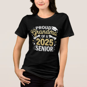 Proud Grandma of a 2025 Student Studenten Golden T Shirt
