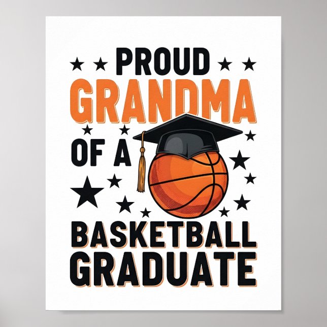 Proud Grandma of a 2026 Football Senior Class Post Poster (Framsidan)