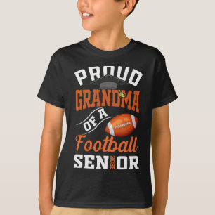 Proud Grandma of a Footll Senior Cl of 2025 Gradua T Shirt