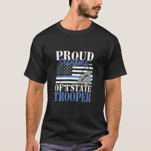 Proud Grandma of a State Trooper Police Officer Gr T Shirt