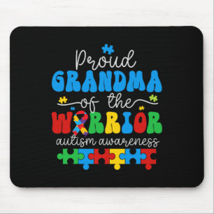Proud Grandma of a Warrior Autism Awareness Puzzle Musmatta
