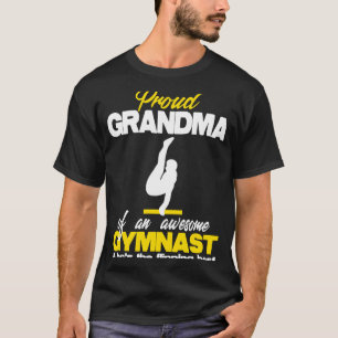 Proud Grandma of an Fantastisk Boy Gymnast pub Com T Shirt