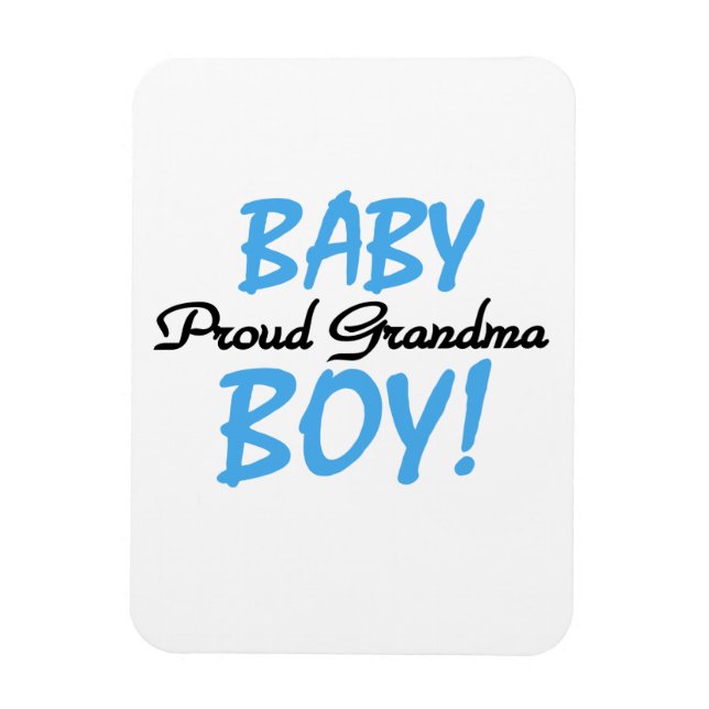 Proud Grandma Pojke Gifts Magnet (Vertikal)